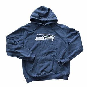 Vintage Seattle Seahawks Blue Hoodie